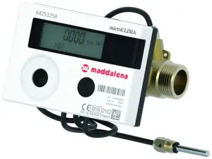 COMPTEUR D'ENERGIE CALORIES DOMESTIQUE A JET UNIQUE LAITON A VISSER MADDALENA