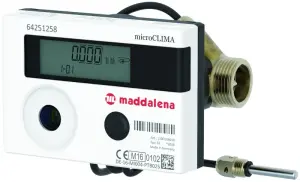 COMPTEUR D'ENERGIE CALORIES/FRIGORIES DOMESTIQUE A ULTRASON LAITON A VISSER MADDALENA