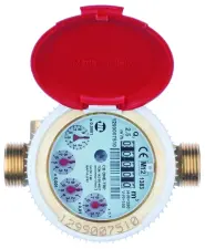 COMPTEUR DIVISIONNAIRE EAU CHAUDE A JET UNIQUE PRE-EQUIPE E.I. ACS MADDALENA