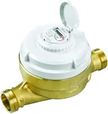 COMPTEUR VOLUMETRIQUE LAITON EAU FROIDE/CHAUDE A CADRAN SEC ALTAIR V4 DIEHL