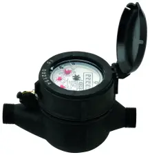 COMPTEUR 1ère PRISE A JETS MULTIPLES EAU FROIDE COMPOSITE A VISSER CADRAN SEC ACS CGR