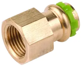 RACCORD A SERTIR LAITON FEMELLE A VISSER PROFIL V SUDOPRESS