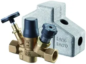ROBINET DE REGLAGE THERMOSTATIQUE BRONZE FEMELLE FEMELLE PN16 AQUASTROM T PLUS OVENTROP ACS