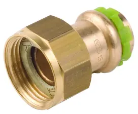 RACCORD UNION A JOINT PLAT A SERTIR CUIVRE SUDOPRESS