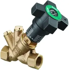 ROBINET DE BOUCLAGE EAU CHAUDE SANITAIRE BRONZE FEMELLE FEMELLE PN16 AQUASTROM C OVENTROP ACS