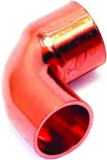 COUDE CUIVRE A SOUDER 90° PETIT RAYON MALE FEMELLE EN 1254-1