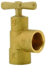 COUDE PURGEUR LAITON A SOUDER FEMELLE FEMELLE DYNAFLU EN 1254-1