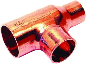 TE CUIVRE A SOUDER REDUIT FEMELLE DYNAFLU EN 1254-1