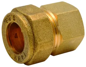 RACCORD BICONE LAITON FEMELLE A VISSER