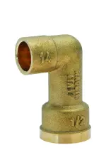 COUDE LAITON 90° FEMELLE COL LONG GCU DYNAFLU
