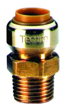 MANCHON MIXTE LAITON F./MALE A VISSER INSTANTANE DEMONTABLE TECTITE