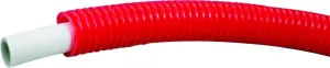 COURONNE DE TUBE A AME ALUMINIUM MULTICOUCHE A SERTIR GAINE ROUGE DYNAFLU