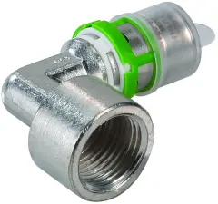 RACCORD A SERTIR MULTICOUCHE COUDE FEMELLE FIXE A VISSER COMAP 7090GW