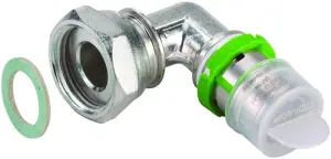 RACCORD A SERTIR MULTICOUCHE COUDE FEMELLE ECROU TOURNANT COMAP 7096GW
