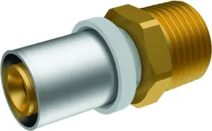 RACCORD DYNAFLU MULTICOUCHE A SERTIR MALE CYLINDRIQUE