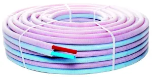 COURONNE DE TUBE PER GAINE DOUBLE ROUGE ET BLEU DYNAFLU