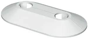 ROSACE DE FINITION DOUBLE ABS BLANC POUR TUBE PER