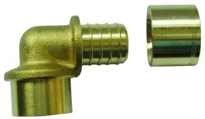 RACCORD PER A GLISSEMENT LAITON COUDE FEMELLE A BRASER DYNAFLU CGR