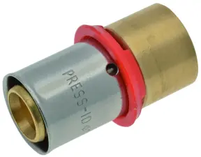 RACCORD A SERTIR PER DROIT A BRASER CUIVRE DYNAFLU