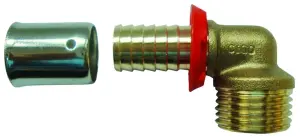 RACCORD A SERTIR PER COUDE MALE A VISSER DYNAFLU