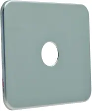 PLAQUE DE FINITION MONO TROU POUR SORTIE DE CLOISON FIXAROB CGR