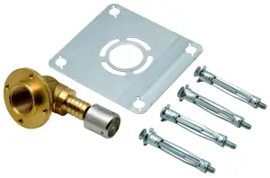 SORTIE CLOISON MONOTROU AVEC RACCORD COUDE PER A SERTIR ROBIFIX