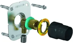 SORTIE CLOISON MONOTROU POUR RACCORD PER A SERTIR ROBIFIX +