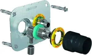 SORTIE CLOISON POUR RACCORD PER A SERTIR ROBIFIX + ENTRAXE 50 MM