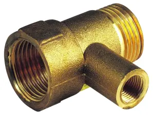 PORTE THERMOMETRE LAITON A VISSER MALE FEMELLE