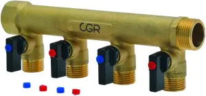 COLLECTEUR LAITON A VISSER MALE FEMELLE EQUIPE ROBINETS BOISSEAUX CGR