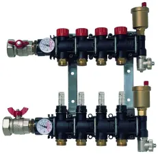 COLLECTEUR PLANCHER CHAUFFANT COMPOSITE NOIR COMAP