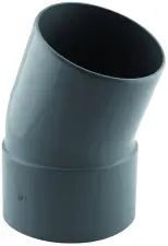 COUDE PVC 30° A COLLER MALE FEMELLE NF