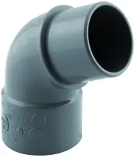COUDE PVC 67° A COLLER MALE FEMELLE NF