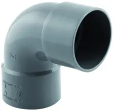 COUDE PVC 87° A COLLER FEMELLE FEMELLE NF