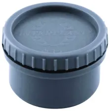 TAMPON DE VISITE PVC A COLLER MALE NF