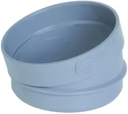 SECTEUR DE COUDE PVC 15° A COLLER MALE FEMELLE NF NICOLL ST1