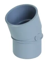 COUDE PVC 20° A COLLER MALE FEMELLE NF NICOLL