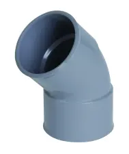 COUDE PVC 45° A COLLER FEMELLE FEMELLE NF NICOLL