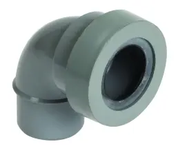 COUDE PVC 87° A COLLER FEMELLE FEMELLE A JOINT NF NICOLL