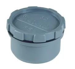 TAMPON DE VISITE PVC A COLLER MALE NF NICOLL