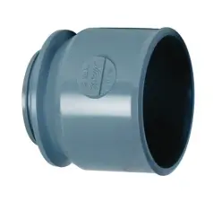 MANCHETTE D'ADAPTATION PVC FEMELLE / A VISSER MALE NF NICOLL