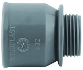 MANCHETTE D'ADAPTATION PVC FEMELLE / A VISSER MALE NF