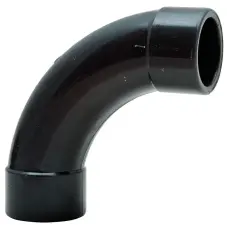 COUDE 90° GRAND RAYON PVC-U
