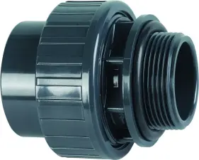 UNION 3PIECES PVC-U PRESSION MF JT TORIQUE