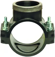 COLLIER PRISE CHARGE EN PP-B PRESSION PVC-U AVEC BAGUE DE RENFORT