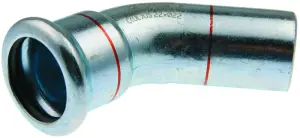 COUDE A SERTIR 45° ACIER ELECTRO-ZINGUE MALE FEMELLE XPRESS AIPS