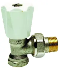 ROBINET MANUEL DE RADIATEUR SIMPLE REGLAGE EQUERRE A VISSER COMAP