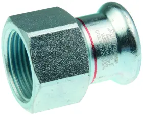 RACCORD A SERTIR ACIER ELECTRO-ZINGUE FEMELLE FEMELLE A VISSER XPRESS