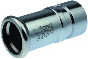 RACCORD A SERTIR PASSERELLE ACIER ELECTRO-ZINGUE / RAINURE XPRESS