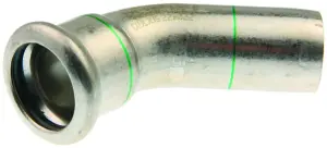 COUDE A SERTIR 45° INOX 316L MALE FEMELLE XPRESS